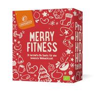 UMBRELLA® Calendario dell’Avvento Bio 2025 “Merry Fitness” - 24 snack salati a sorpresa con noci, semi e proteine - Vegano, ricco di fibre e perfetto per gli amanti dello sport