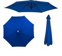 Umbrella Cloth Round Replacement Canopy for Garden, Portable Patio Cover, 6.5ft 9ft 10ft Fabric for Ribs 8 Ribs(Beige,270cm/9ft 6Ribs)(Yellow,200cm/6.5ft 6Ribs)