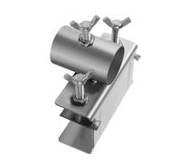 Umbrella Holder for Deck Railing, Patio Balcony Umbrella Stands Clip, Alloy Attachable Adjustable Bracket Base Portable Pole Stand for Fishing Camping Pool Grill Beach Outdoor Balcony, 12x16x4.5cm