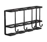 Umbrella Organizer for Wall, 4 Slot Metal Storage Holder, 11.81x4.72x2.76 inches Walls Mounted Space-Saving Organize for Household Supplies, Home Decoration, Indoor Use, Design