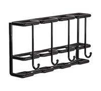 Umbrella Organizer, Wall Mounted Holder, Metal Umbrella Storage, Home Entryway Organizer con 4 slot Compact Capacity for Multiple Umbrellas, 11,81 x 4,72 x 2,76 pollici