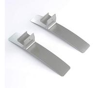 UMBRELLA® piedini per pannelli a infrarossi (confezione da 2), adatti ai pannelli riscaldanti delle serie F e CF, compatibili con molti modelli di altri produttori fino a 22 mm di profondità, argento