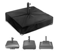 Umbrella Stand Base Cover Square | Versatile Parasol Base Protector, Convenient Setup Waterproof Anti-UV Parasol Supplies | Full-Coverage Barrier For Backyard Pool Deck Garden Outdoor