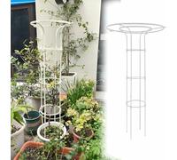Umbrella Trellis Giardino Trellis Inoxidabile Per La Pianta Di Viti In Metallo Supporto Verticale Umbrella Trellis Torre Pianta Supporto Gabbie (Nero, 110cm / 3.6ft)