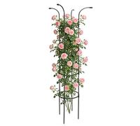 Umbrella Trellis - Rustproof Stable Climbing Plants Support | Flower Mushroom Top Trellis | For Vine, Rose, Clematis, Vegetable, Dragon Fruit, Cucumber, Hydrangeas, Jasmine,Stainless Steel, Vertical G