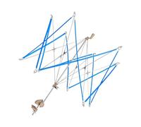 Umbrella Yarn Swift - Adjustable Wool Winder & Knitting Machine For Crochet | Portable With Spring-Loaded Buttons, Espands To 60 cm | ABS+Metal Construction, 390 g