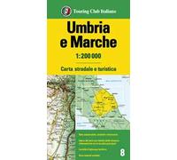 Umbria e Marche 1:200.000. Carta stradale e turistica