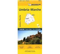 Umbria e Marche: Straßen- und Tourismuskarte 1:200.000: 359