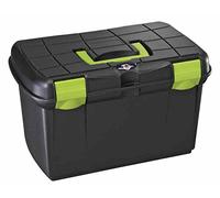 Umbria Equitazione Bauletto Equitazione con vaschetta Interna Estraibile e Rinforzo per Sedile Cura del Cavallo e Scuderia