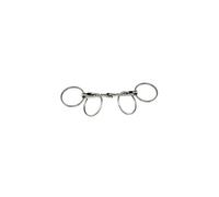 UMBRIA EQUITAZIONE FILETTO SCOURIER TWISTED DOPPIO ANELLO CAVALLO