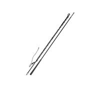 UMBRIA EQUITAZIONE FRUSTA ALLENAMENTO CM 180 NERA SMONTABILE CAVALLO
