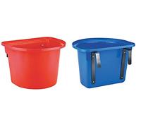 Umbria Equitazione Mangiatoia in plastica con staffe in Metallo. Misura Unica.