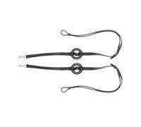 Umbria Equitazione Redini con Anello in Gomma Nero