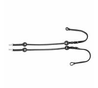 Umbria Equitazione Redini Elastiche in Cuoio con tiranti in Gomma Redini