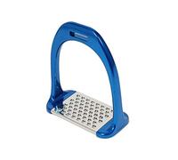 Umbria Equitazione STAFFE in Alluminio PRO-Light A Panca Larga col. Blu