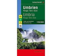 Umbria-Perugia-Terni-Assisi 1:150 000: Perugia - Terni - Assisi, mit Infos, Top Tips, Innenstadtplan: 0624