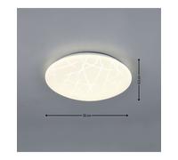 Umbria Plafoniera a Led 1x16W 4K Effetto Bacchette Diametro 30 cm