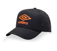 Umbro Berretto da Baseball da Uomo e Donna, Regolabile, Berretto da Baseball Originale, Grigio Scuro/Arancione, Taglia Unica
