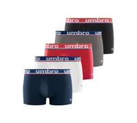 UMBRO Boxer Boxer 100% Cotone, Mutande Uomo, Naturale e Antiirritazione, set di 5, Taglie XXL
