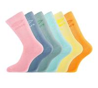Umbro Chaussettes Umb/1/Tenx6 Calze, Giallo Pallido/Azzurro/Lilla/Verde/Arancione/Rosa Chiaro, 43-46 (Pacco da 6) Uomo