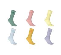 Umbro Chaussettes Umb/1/Tenx6 Calze, Giallo Pallido/Azzurro/Lilla/Verde/Arancione/Rosa Chiaro, 43-46 (Pacco da 6) Uomo