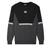 Umbro Felpa Sportiva Stile Club Maglione, Grigio Bosco/Nero, L Uomo