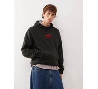 Umbro - Iconic - Felpa nera con cappuccio-Nero M