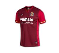 Umbro Joma FC Villareal 23 24 - Maglia da trasferta in jersey, taglia XL, Colore: rosso, XL