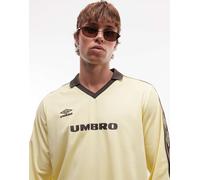 Umbro - Maglia beige e marrone con fettuccia-Neutro S