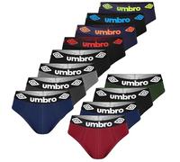 Umbro Mutande Uomo Cotone 12 Pezzi L | Slip Uomo in Cotone Elasticizzato, Traspirante | Intimo Maschil | Sportivi