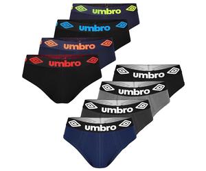 Umbro Mutande Uomo Cotone 8 Pezzi L | Slip Uomo in Cotone Elasticizzato, Traspirante | Intimo Maschil | Sportivi