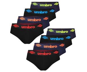 Umbro Mutande Uomo Cotone 8 Pezzi XL | Slip Uomo in Cotone Elasticizzato, Traspirante | Intimo Maschil | Sportivi