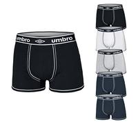 Umbro Pack 6 Paia Slip/Boxer Assortito Cotone Elasticizzato Art.713/714 (6 Paia Boxer Art.714-3 / S)