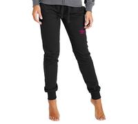 Umbro - Pantaloni Felpati della Tuta Lunghi, Joggers in Caldo Cotone per Donna, Sportivi Ideali per Casa, Palestra, Corsa, attività Sportiva, Jogging e Tempo Libero (XL, Nero)