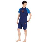 Umbro Pigiama Uomo Corto 10459 (Blu/Cobalt, M)