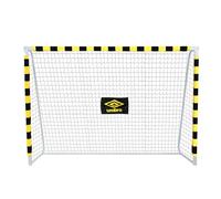 Umbro Porta da Calcio 300 x 200 x 90 cm - Per Giardino, Bambini e Adulti - Accessori per Allenamento Calcio Interni ed Esterni - Metallo - Nero/Giallo