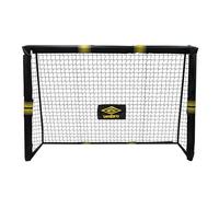 Umbro Porta da calcio - Porta da calcio 180 x 120 x 60 cm - Porta da calcio per giardino bambini e adulti - Accessori per allenamento calcio per interni ed esterni - Metallo - Nero/Giallo