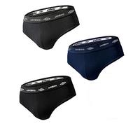 Umbro Set 3 Pezzi Slip Uomo in Cotone Elasticizzato Art. 700 (colorato, 6/XL)