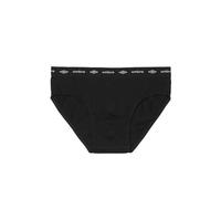 Umbro | Set 3 Pezzi Slip Uomo Nero in Cotone Elasticizzato, Intimo Comodo, Traspirante e Resistente