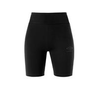 Umbro Shorts sportivi da donna in cotone elastico - nero