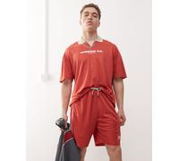 Umbro - T-shirt stile maglia da calcio rossa-Rosso XS