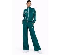 Umbro Tuta donna full zip in cotone pantalone a zampa 32240 (IT, Testo, XL, Regular, Regular, Standard, Everglade)