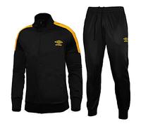 Umbro tuta uomo full zip acetata nuova collezione art.30033 (XL, nero)
