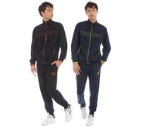 Umbro tuta uomo full zip in cotone calibrata taglie forti 30166