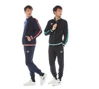 Umbro tuta uomo in cotone full zip art. 30167 (M, nero)