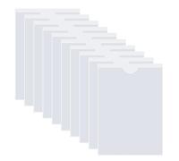 UMCHU 10 Pezzi Autoadesive per biglietti da visita,Porta Licenza di Parcheggio Autoadesivi,per Organizzare e Proteggere le Vostre Schede Indice, Foto, Etichette per Cartelle