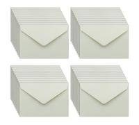 UMCHU 40 Pezzi C6 Buste di Carta Kraft,Busta classica,per Compleanno Cartoline Lettere Partecipazioni Inviti Matrimonio(Beige)