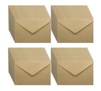 UMCHU 40 Pezzi C6 Buste di Carta Kraft,Busta classica,per Compleanno Cartoline Lettere Partecipazioni Inviti Matrimonio(Marrone) (SJXF)