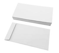 UMCHU 50 Pezzi Busta con colla a umido in stile occidentale,Busta classica,per Compleanno Cartoline Lettere Partecipazioni Inviti Matrimonio(Bianco)