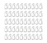 UMCHU 50 Pezzi Ganci Tende,Ganci per tende in metallo